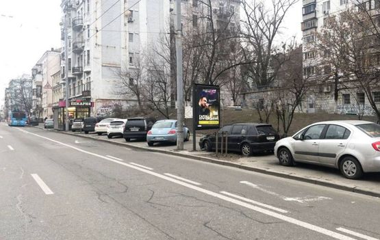 Фото рекламной плоскости по адресу Саксаганського Вул., 54/56