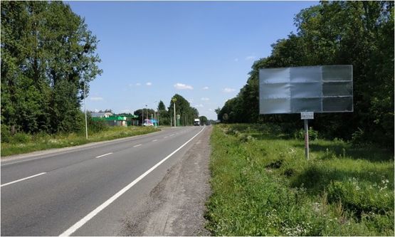 Фото рекламной плоскости по адресу Трасса Львов-Тернополь, с. Подгорное, между АЗС ВОГ и Укрнафта, выезд из города