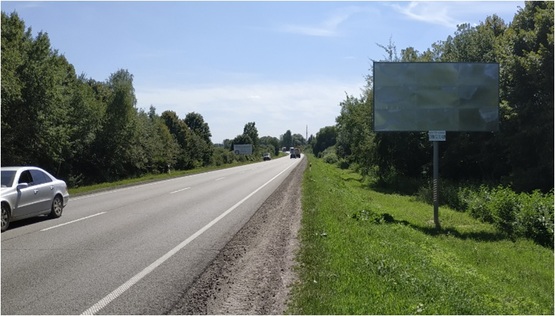 Фото рекламной плоскости по адресу Трасса М-06 Киев-Чоп, с. Пидбирци, правый