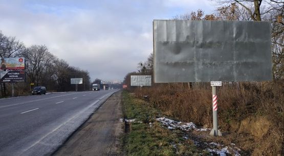 Фото рекламної площини за адресою Объездная М-06,автодорога Львов-Киев, перед Дублянами АЗС Shell въезд во Львов