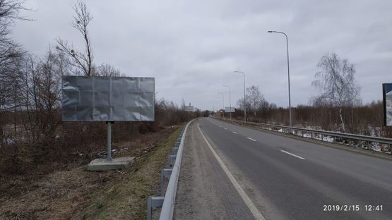 Фото рекламної площини за адресою Автодорога Львов-Пустомиты, выезд из г.Пустомиты, правый