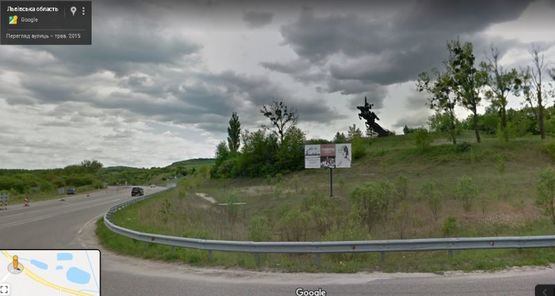 Фото рекламной плоскости по адресу Трасса Киев - Чоп, выезд из смт Олеско