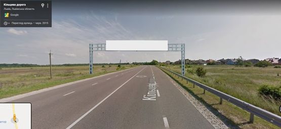 Фото рекламной плоскости по адресу Кольцевая дорога, западный обход, в сторону ТЦ "Три слона", №2