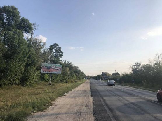 Фото рекламной плоскости по адресу Вул. Київська, В`їзд-в-м.Біла-Церква-з-Київ (біля заправки БРСМ)       сторона Б