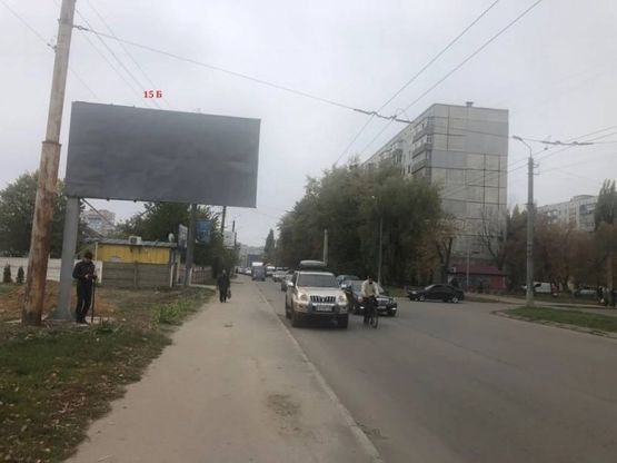 Фото рекламної площини за адресою вул. Некрасова, напроти каплички (напрямок в сторону базару Леваневського)