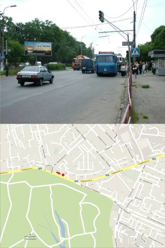 Фото рекламної площини за адресою Сквирське шосе 222 (з.Піонерська)