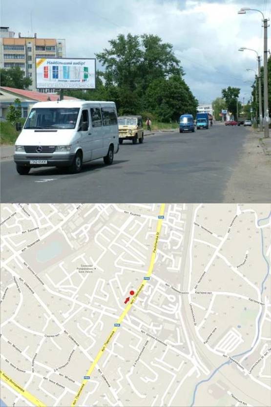 Фото рекламной плоскости по адресу вул. Павлюченко(р-н будинку №28)