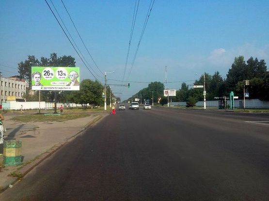 Фото рекламной плоскости по адресу Мира пр., 53 (ferplast, 200м до ПриваБанка)