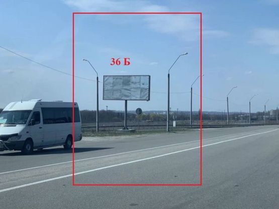 Фото рекламной плоскости по адресу автодорога Біла Церква - Узин (в’їзд в місто)