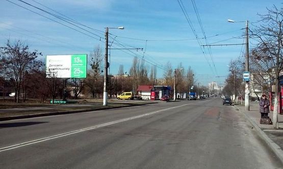 Фото рекламной плоскости по адресу Чудновская ул.,101  (АЗС "ЭКО Оил", Эконом. коледж)