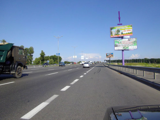 Фото рекламної площини за адресою Кільцева дорога, Жулянський шляхопровід, у напр. Одеської пл. (верхня пл.)