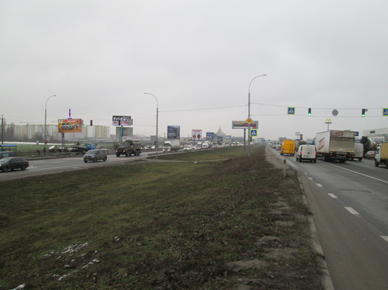 Фото рекламної площини за адресою Кільцева дорога, вул. Трублаїні, автосалон "Сканія" (світлофор) напрямок Святошин
