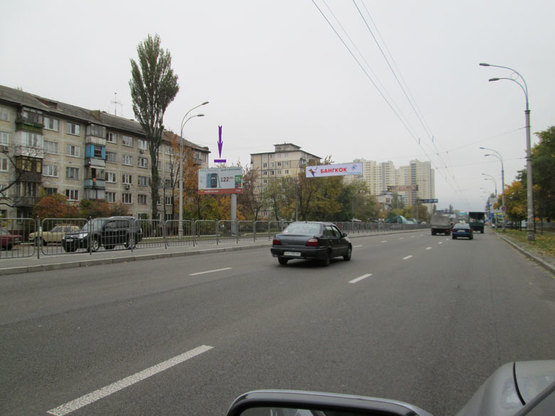 Фото рекламной плоскости по адресу бульв. Перова, 18, в напрямку Дарниці