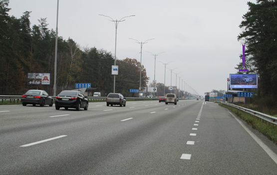 Фото рекламної площини за адресою Бориспільське шосе, 28,5 км, зупинка Мала Олександрівка,  в напрямку а/п Бориспіль, "птах"