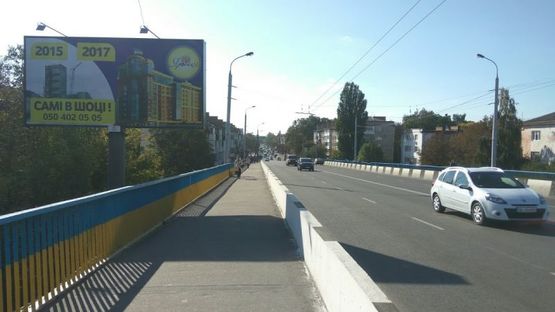 Фото рекламной плоскости по адресу міст Перемоги-Соборності 2