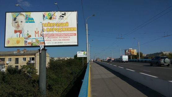 Фото рекламной плоскости по адресу міст Перемоги-Соборності 4