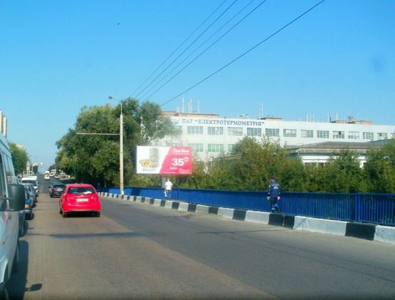 Фото рекламной плоскости по адресу міст Ковельська