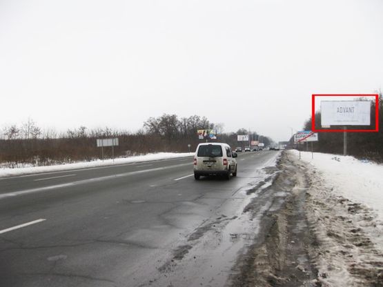 Фото рекламной плоскости по адресу Траса Е40, вул. Київський Шлях, 34км, виїзд з м. Бориспіль на Київ.
