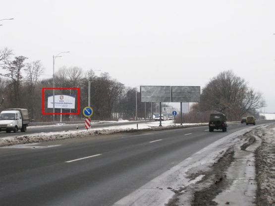 Фото рекламной плоскости по адресу Траса Е40, вул. Київський Шлях, 34км+850м, в'їзд в Бориспіль з м. Київ.