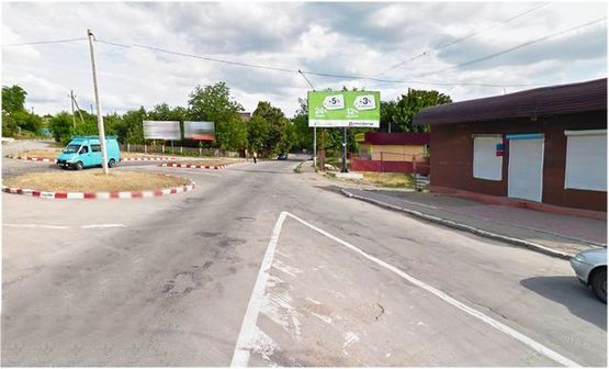 Фото рекламної площини за адресою Гагарина ул., (возле угольного склада)