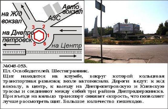 Фото рекламной плоскости по адресу площадь Освободителей