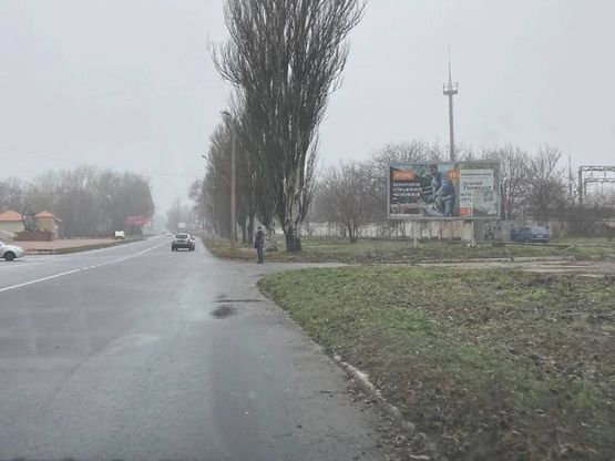 Фото рекламной плоскости по адресу улСічеславскій шлях (готель Батьківщина) Баглейский р.