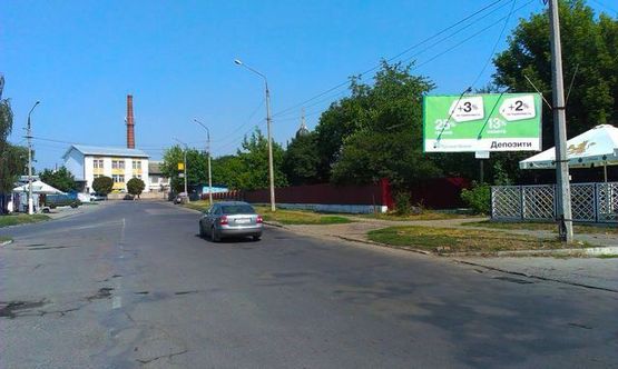 Фото рекламной плоскости по адресу Заводская ул., (АЗС"WOG" )