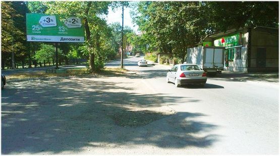 Фото рекламной плоскости по адресу Тихорецкая ул. - Фастовская ул. В центр