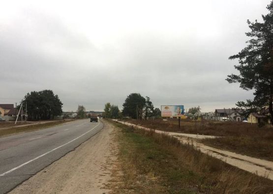 Фото рекламной плоскости по адресу въезд в город со ст.Хмельницкого, Хмельницкое шоссе, гидропарк, с.Тетеревка, въезд в Житомир со ст.Хмельницкого, Чуднова, большой дачный массив, от АЗС АНП