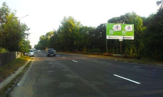 Фото рекламної площини за адресою Галицкий шлях, (напротив Осенней ул.) (200 м к. АЗС "ANP")