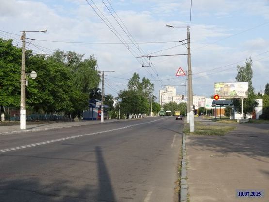 Фото рекламної площини за адресою Zt 050 вул Черняховського,100 м-н "Стара Прага" А