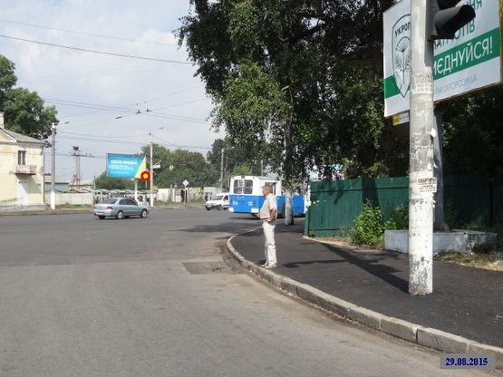 Фото рекламной плоскости по адресу Zt 024 вул Київська,95 "Ринок Вокзальний" Б