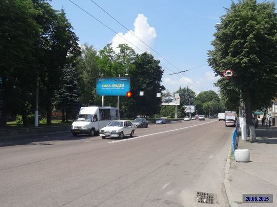 Фото рекламної площини за адресою Zt 087 вул Велика Бердичівська,70 Б