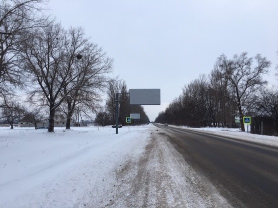 Фото рекламной плоскости по адресу Гниваньское шоссе (поворот на Бохоники)