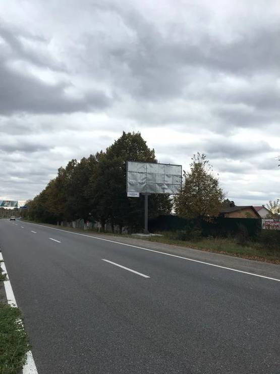 Фото рекламной плоскости по адресу Хмельницкая трасса (с. Якушинцы) в сторону Винницы