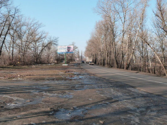 Фото рекламной плоскости по адресу набережная Лейтенанта Днепрова, возле строения № 12-а (пожарная часть)