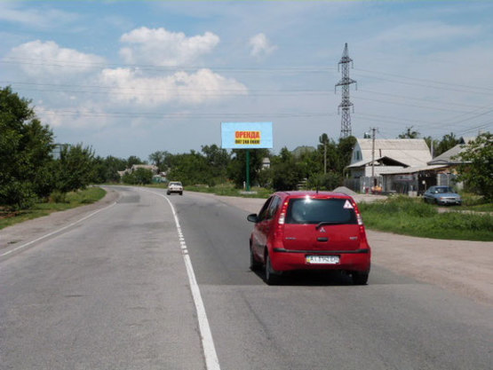 Фото рекламної площини за адресою ул. Киевская, возле домовладения № 158
