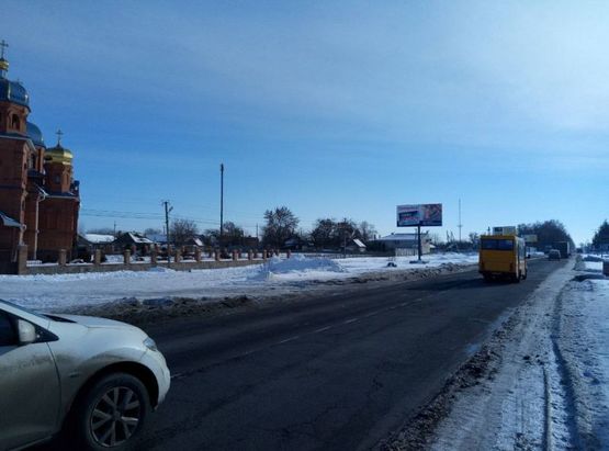 Фото рекламної площини за адресою ул. Киевская, 112а, возле церкви