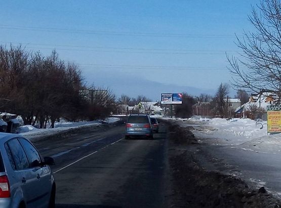 Фото рекламной плоскости по адресу ул. Киевская, 166 (ЛЕП)