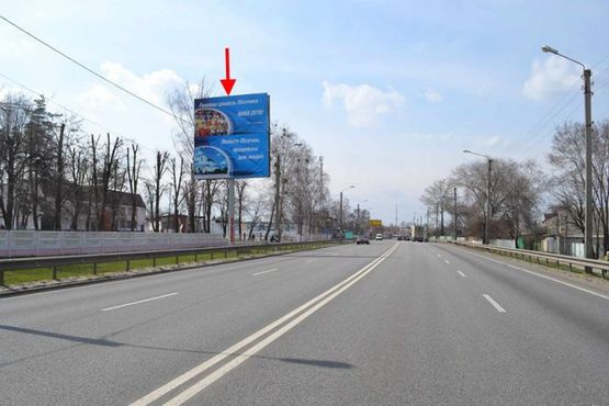 Фото рекламной плоскости по адресу Полтавский шлях-пос.Песочин, дом культуры (выезд из города)