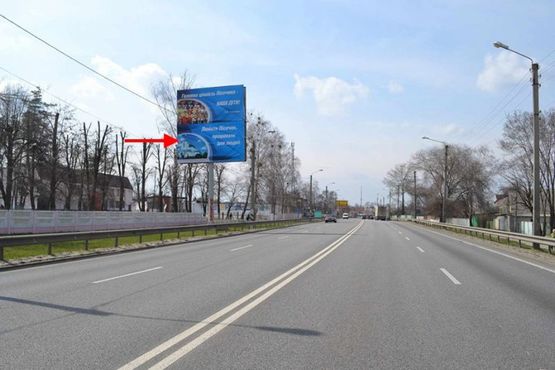 Фото рекламної площини за адресою Полтавский шлях-пос.Песочин, дом культуры (выезд из города)