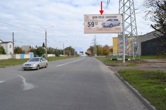 Фото рекламної площини за адресою ул. Ак. Павлова 82 из центра