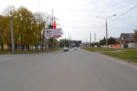 Фото рекламної площини за адресою ул. Ак. Павлова 84  в центр