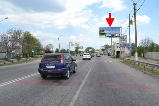 Фото рекламной плоскости по адресу Полтавский шлях- пост ГАИ-флажок№2-в центр