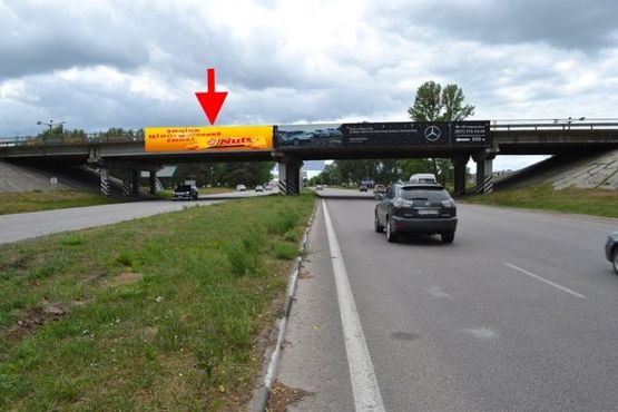 Фото рекламної площини за адресою Брандмауэр №3-Полтавский шлях - развязка с окружной-из центра