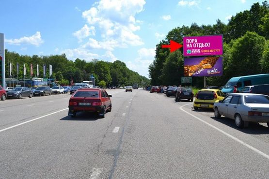 Фото рекламной плоскости по адресу Лозовеньковский пр-т-Фельдман-экопарк- в ст Салтовки-верх