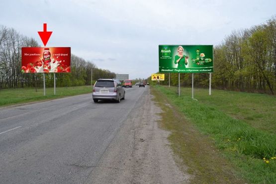 Фото рекламної площини за адресою Салтовское шоссе -развязка с окружной-7- выезд из города в ст. Ст. Салтова