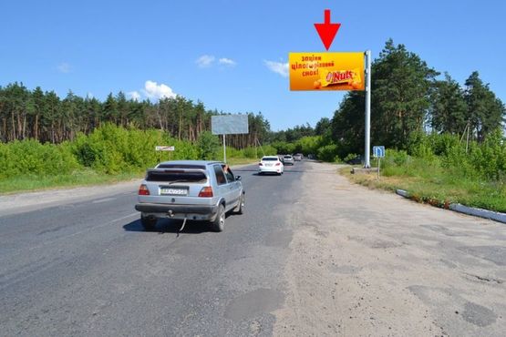 Фото рекламной плоскости по адресу пос. Васищево-возле АЗС Sun Oil -флажок№1-(в сторону Харькова )