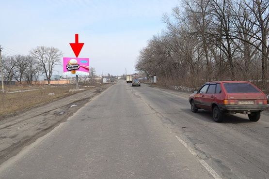 Фото рекламной плоскости по адресу ул. Леся Сердюка -окружная дорога-13- выезд из города в ст пос. Циркуны