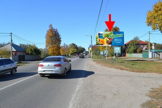 Фото рекламной плоскости по адресу Дергачи-ул. Сумской путь -ул. Потемкина-в центр